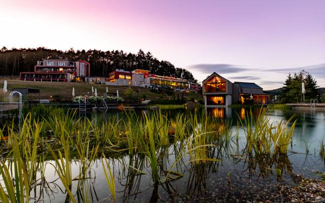 Kleiner Wasgausee mit Sauna-Insel