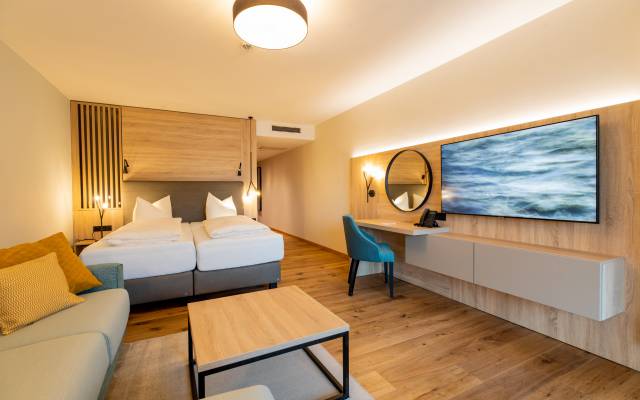 Doppelzimmer Lindelbrunn Wellnesshotel Pfalzblick