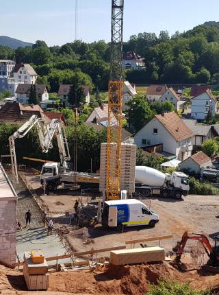 Der Beton fließt wieder... Symbolfoto