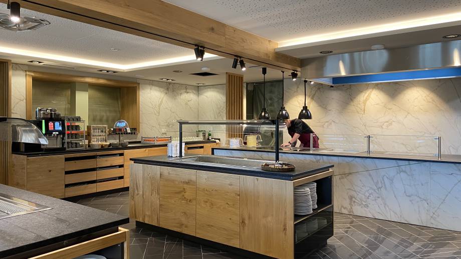 Die Buffetzone kann bereits wieder genutzt werden... Symbolfoto