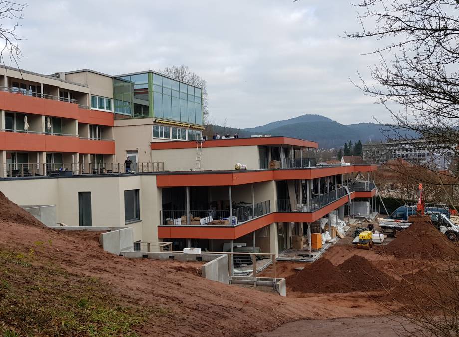 Endspurt auf der Baustelle "Gartenflügel" Symbolfoto