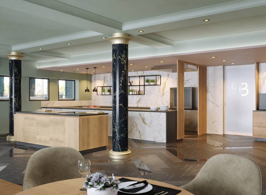 Die neue Buffetzone im Restaurant! Symbolfoto