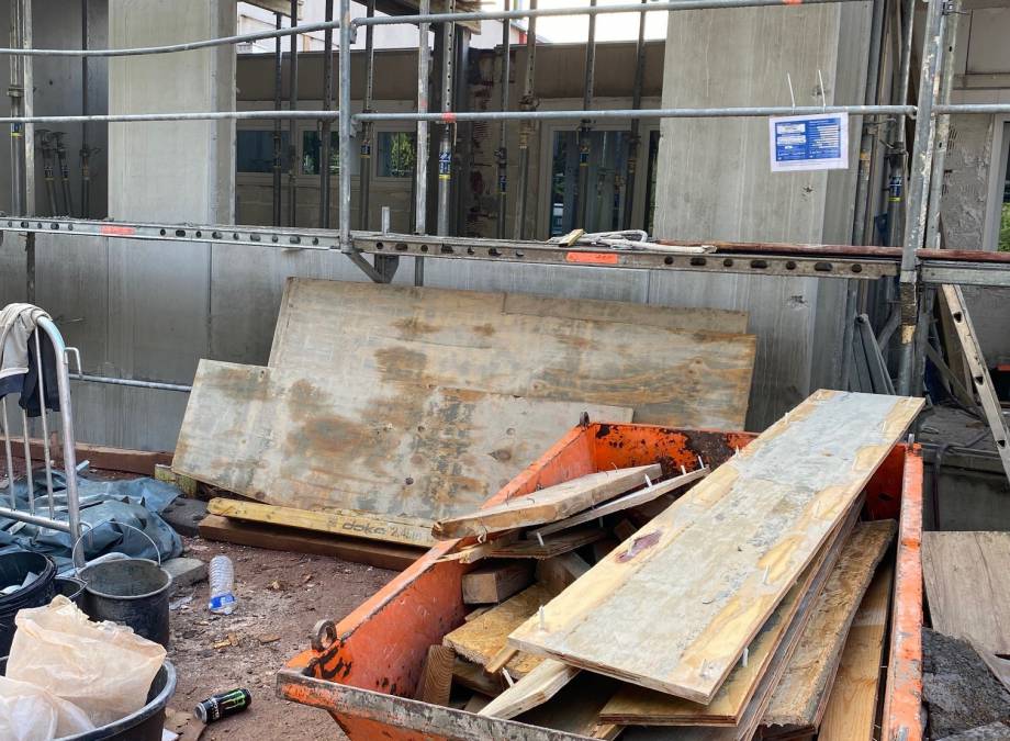 Neuigkeiten von der Baustelle! Symbolfoto