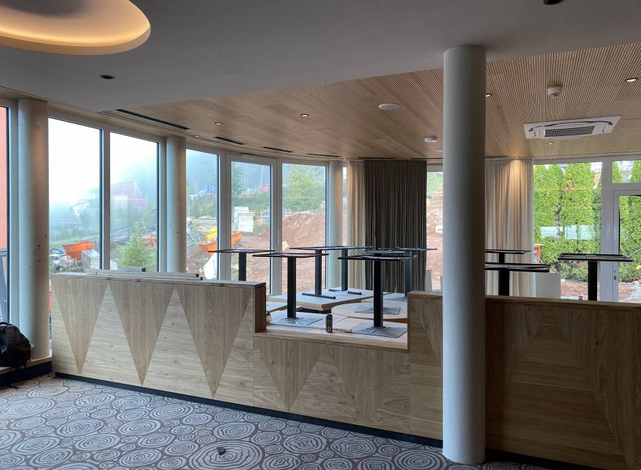 Die Buffetzone kann bereits wieder genutzt werden... Symbolfoto