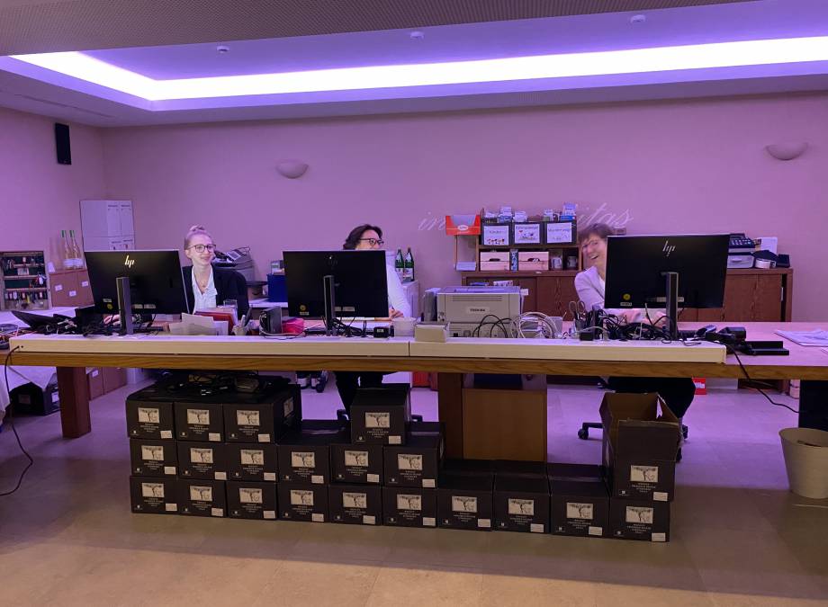 Die Buffetzone kann bereits wieder genutzt werden... Symbolfoto