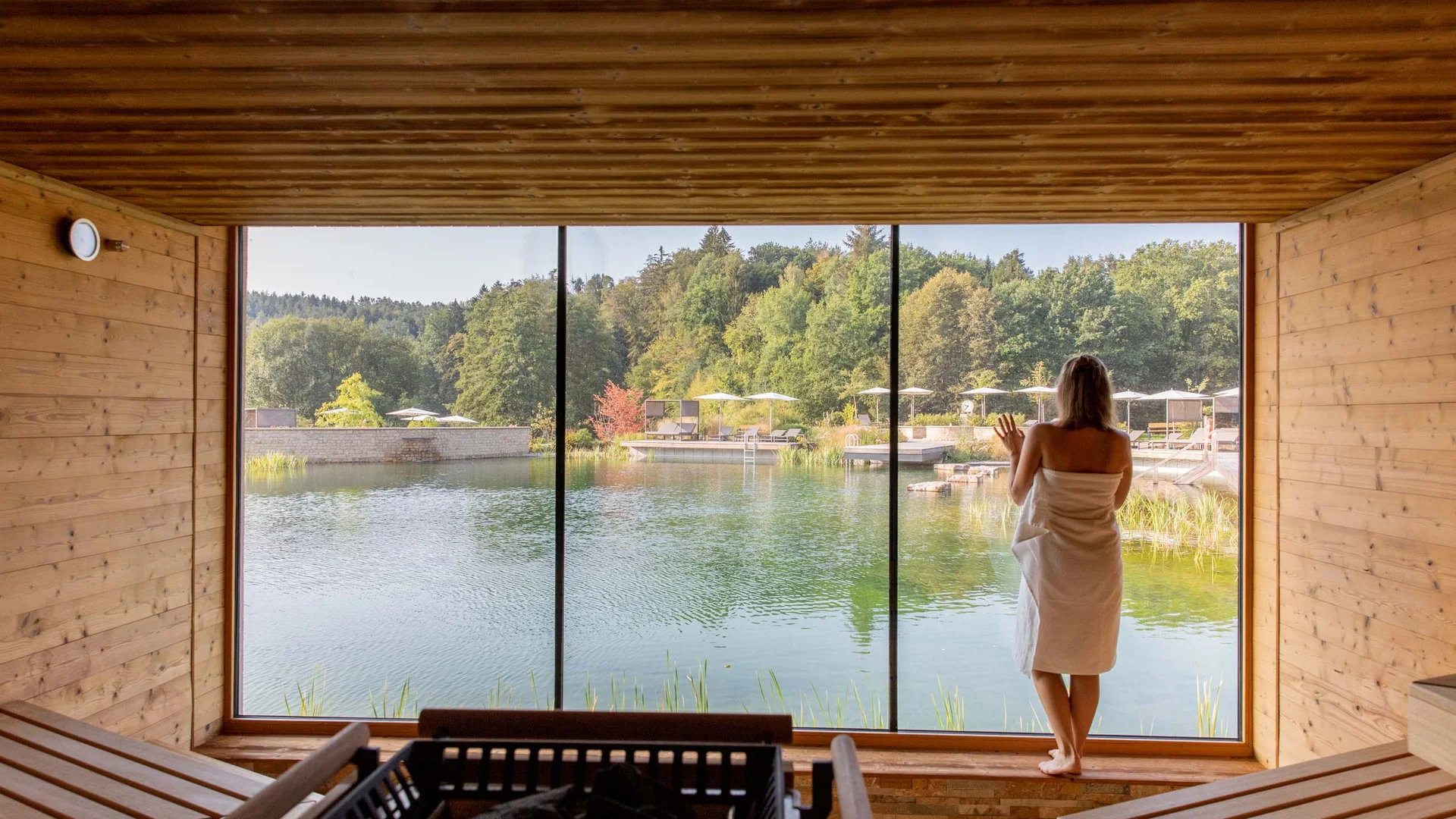 Dampf, Duft, Dahn: Sauna-Erlebnis mit Naturblick